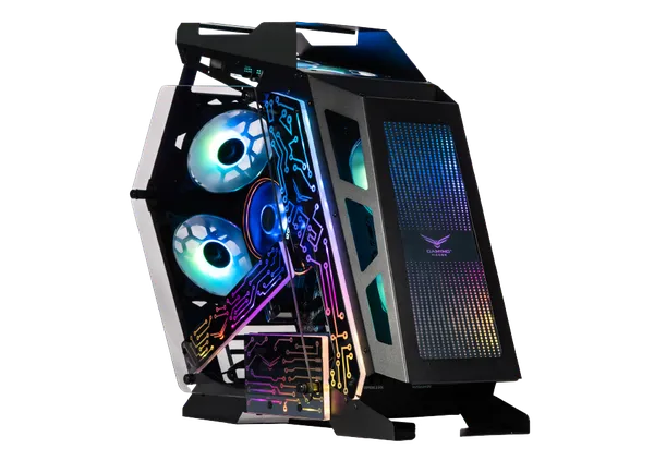 NACEB GABINETE GAMER ESPECIAL CON CRISTAL TEMPLADO NA-0641