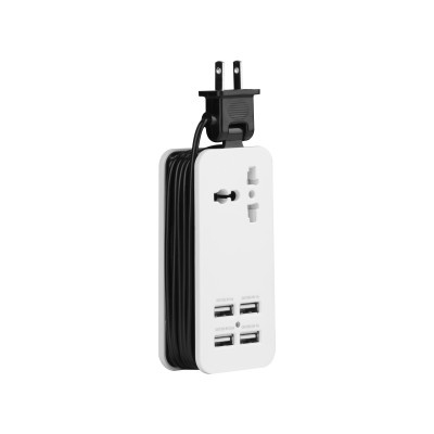 NACEB ADAPTADOR DE SOCKET EXTEN PARA VIAJE 4 PUERTOS USB