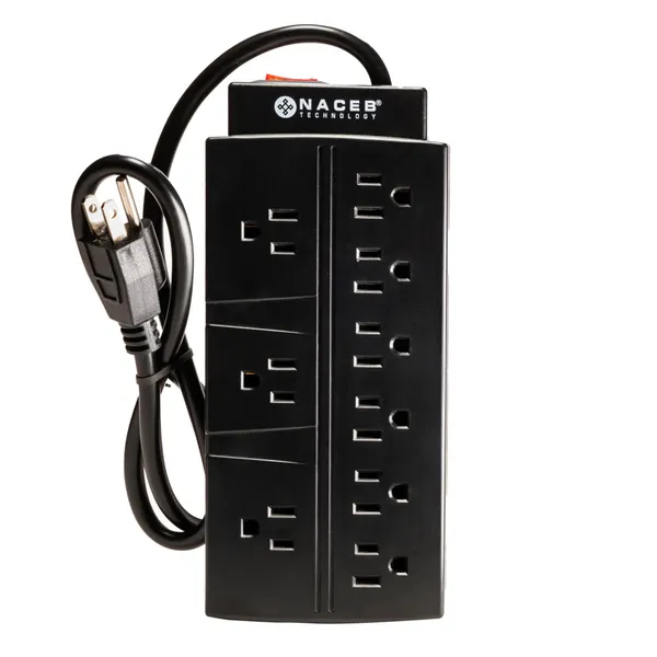 NACEB BARRA MULTICONTACTOS 9 SOCKET CON SWITCH NA-0707