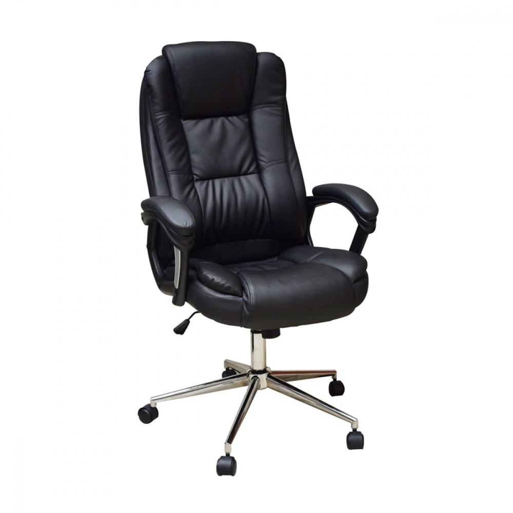 SILLA NACEB EJECUTIVA OFICINA NEGRO/REPOSABRAZOS/45DEG/VINIL