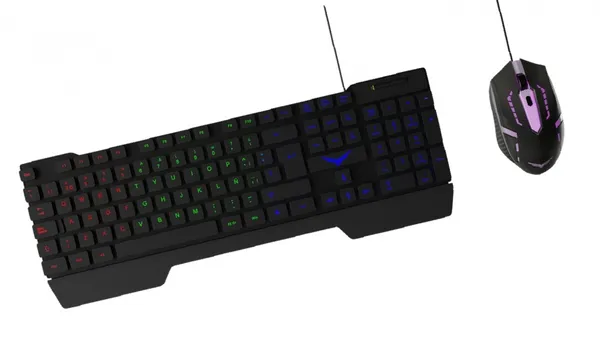 KIT FALLEN TECLADO Y MOUSE GAME R RETROILUMINADO