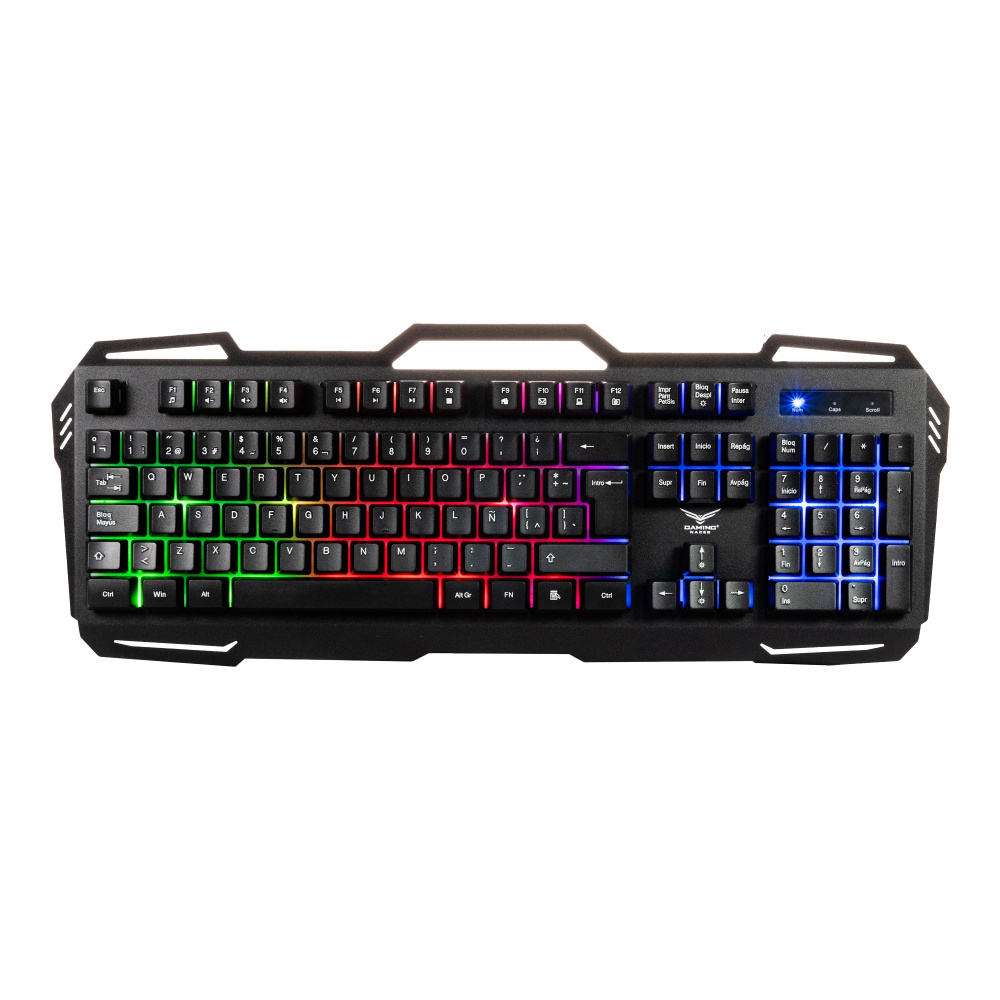 NACEB TECLADO METALICO GAMER RETROILUMINADO NA-0967