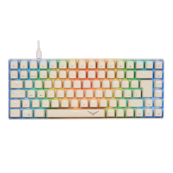 NACEB KB M GAMER RGB 80 COMPAC 84 TECLAS GRY BASILISK