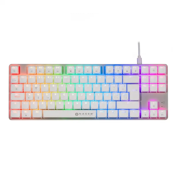 NACEB KB MECANICO TKL GAMER LP RGB 80 K1009 87 TECLAS FULL W