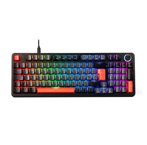 NACEB TECLADO KB GAMER SWITCH BROWN RGB RED PHYTON NA-0972G