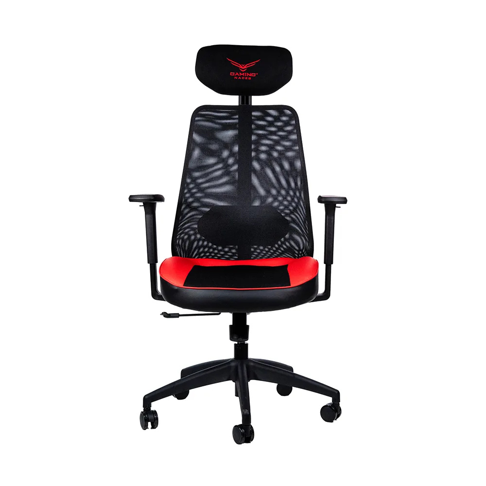 NACEB SILLA DE MALLA GAMER X-ONE ROJO NA-09S4R