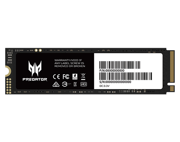 M.2 PREDATOR 1TB SSD (BL.9BWWR.118) GM7 7200 MB/S