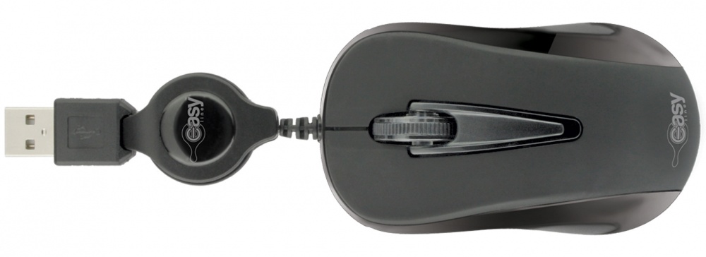 MINI RATON OPTICO RETRACTIL PC EASY LINE