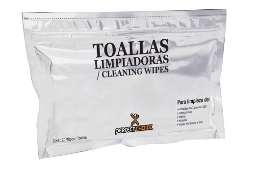 TOALLAS LIMPIADORAS PARA NOTEBOOK Y PANTALLAS LCD