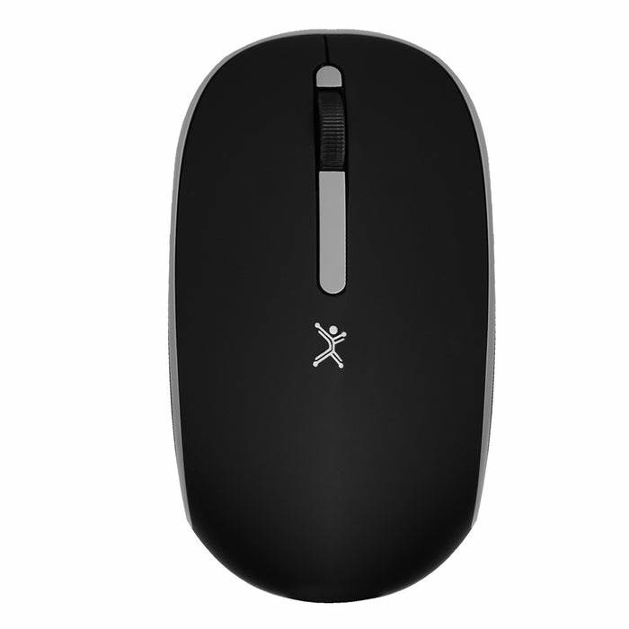 RATON INALAMBRICO 2.4 GHZ CONECTOR DUAL USB C Y A NEGRO