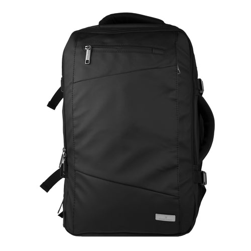 MOCHILA PARA LAPTOP CON SISTEMA 15.6 A 17 PULG NEGRA CON BOMBA INCL