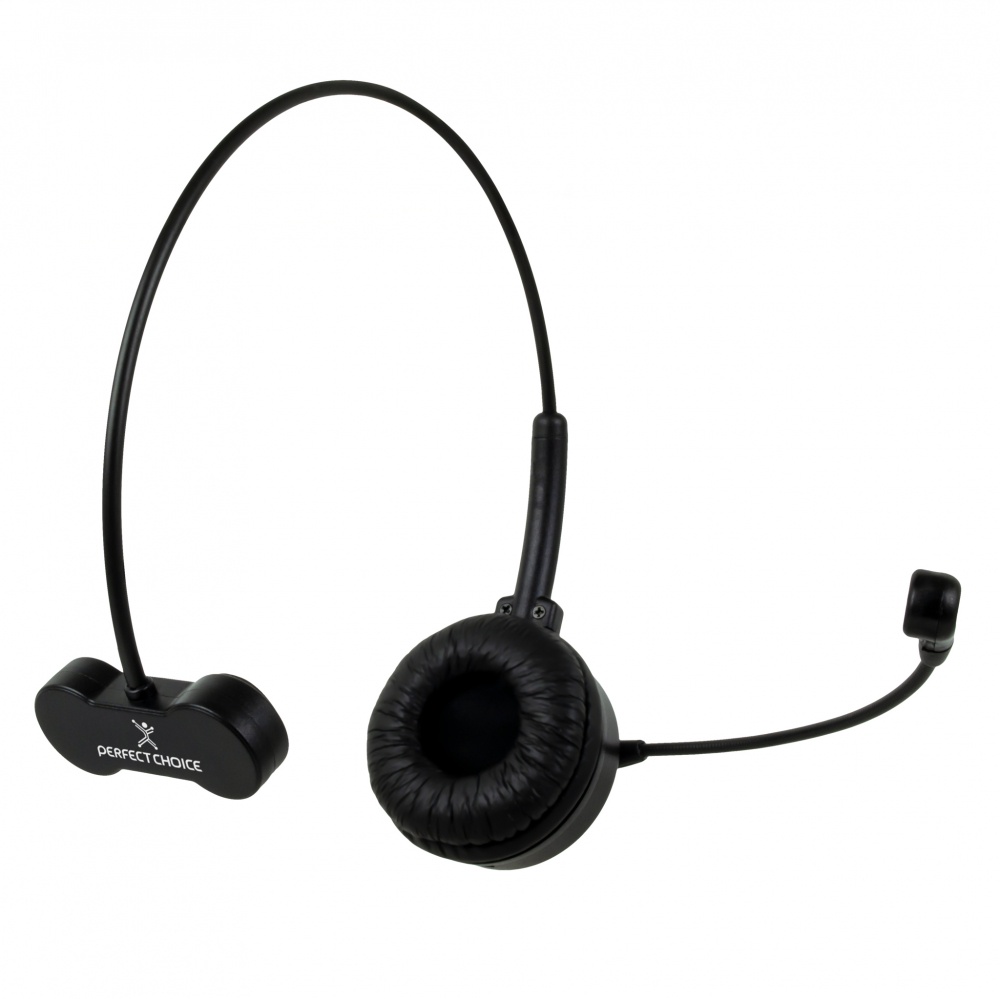 DIADEMA BT MONO CON MICROFONO FLEXIBLE 10 HORAS DE USO