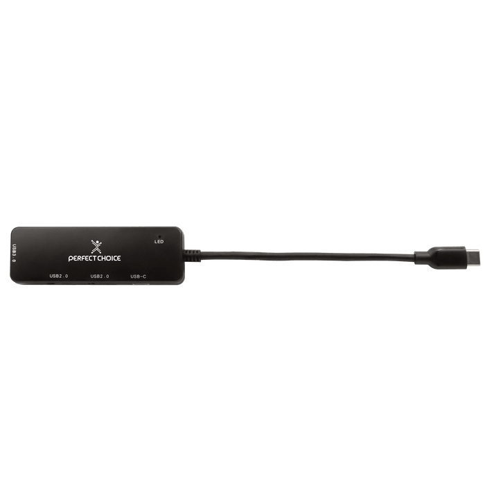 HUB USB TIPO C CON 3 RANURAS U SB Y UN TIPO C