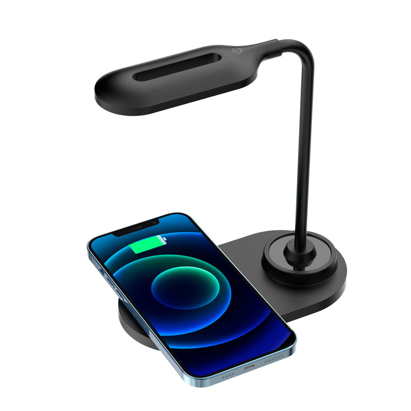 CARGADOR INALMBRICO 15 W CON L AMPARA LED DAYLIGHT