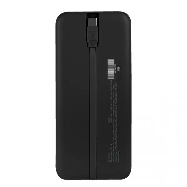 POWER BANK 10000MAH  22.5W  CA RGA RAPIDA CON CABLE TIPO C  BOLT N