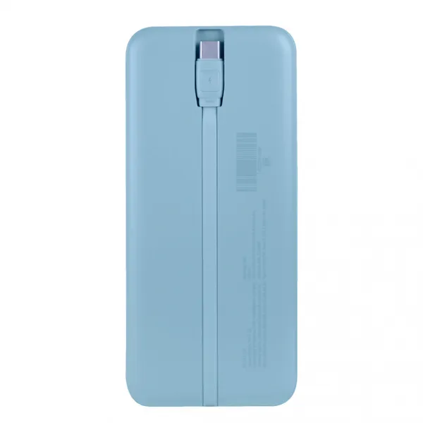 POWER BANK 10000MAH  22.5W CARGA RAPIDA CON CABLE TIPO C - BOL