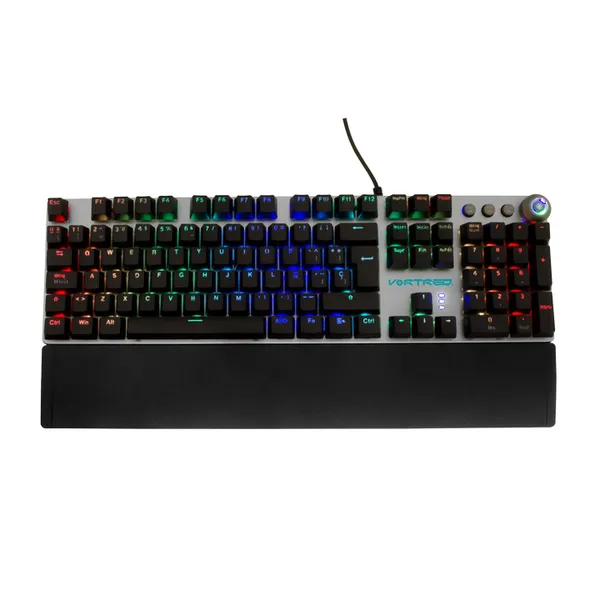 TECLADO MECANICO PROGRAMABLE CON DESCANSAMUNECAS