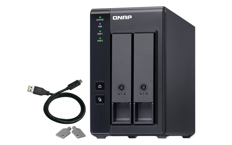 DAS QNAP TOWER 2 SLOTS UNIDAD DE EXPANSION CONEXION USB 31 GEN2