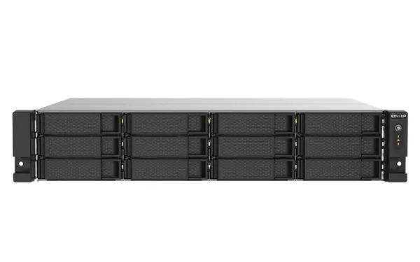 NAS QNAP RACK 12 SLOTS 2PSU 8 GB RAM EXP+5GB FLASH PRO AMD RYZEN