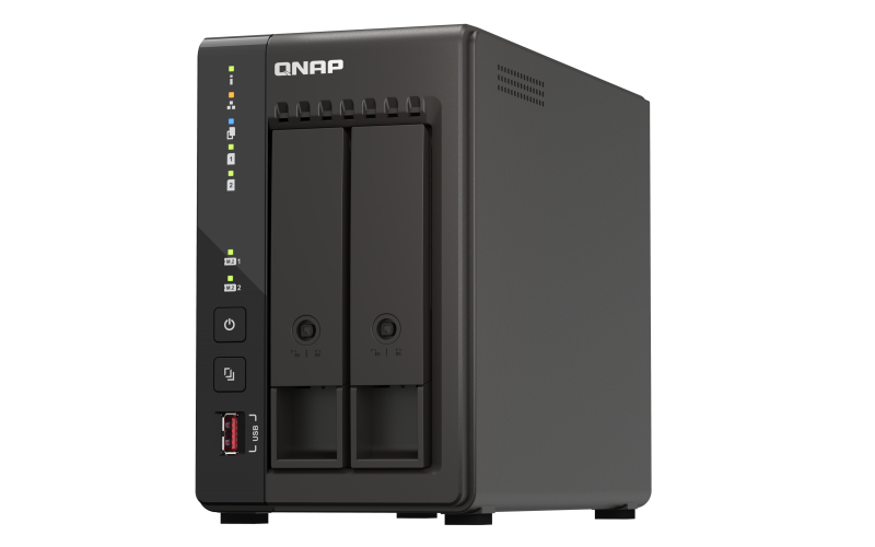 NAS QNAP TOWER 2 SLOTS 8GB RAM EXP+4GB FLASH PROC INTEL TS-253