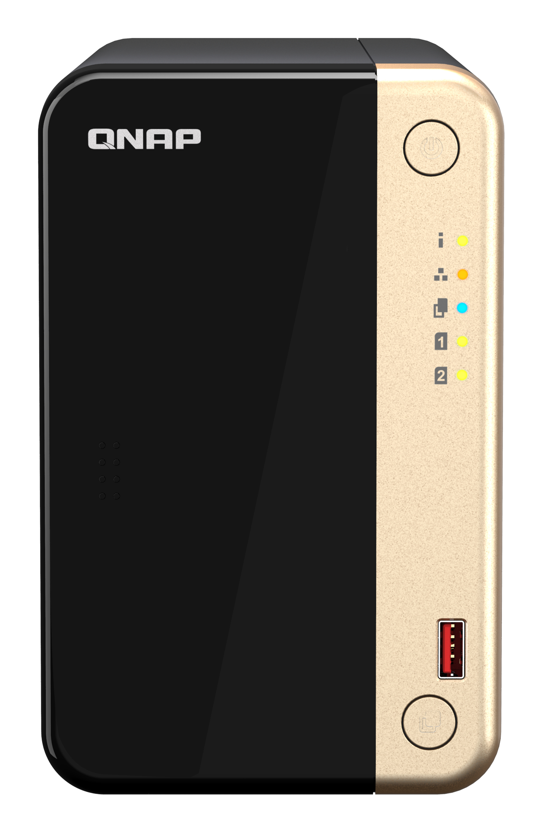 NAS QNAP TOWER 2 SLOTS 8GB RAM EXP 4GB FLASH PROC INTEL TS-26