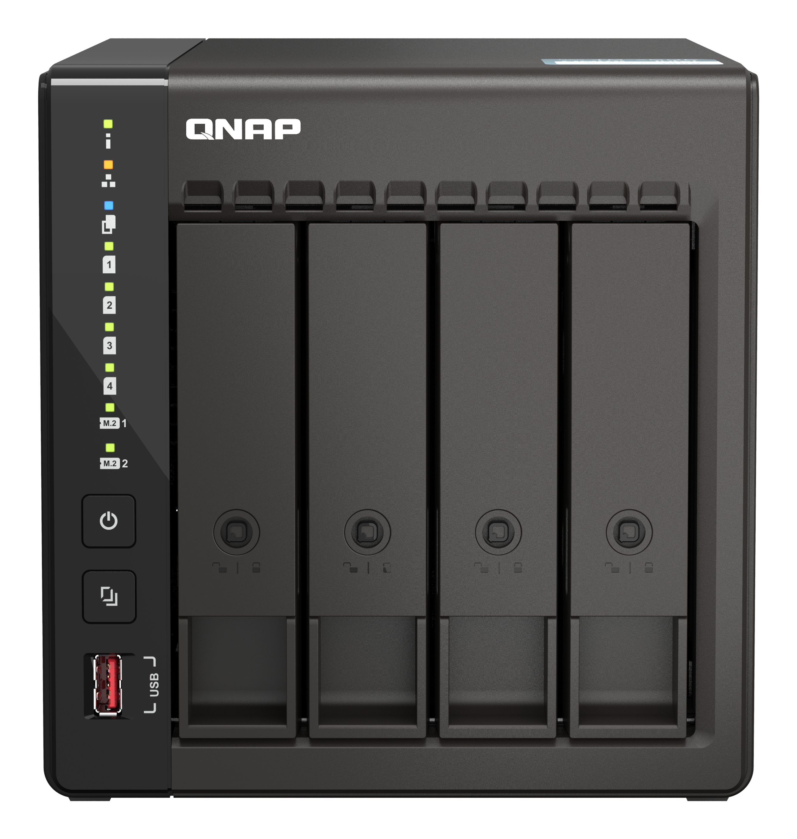 NAS QNAP TOWER 4 SLOTS 8GB RAM EXP4GB FLASH PROC INTEL CELERON