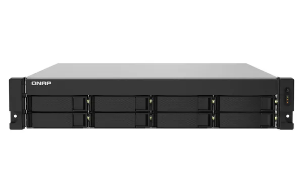 NAS QNAP RACK 8 SLOTS 2PSU 4G B RAM EXP+512MB  FLASH PROC ARM C