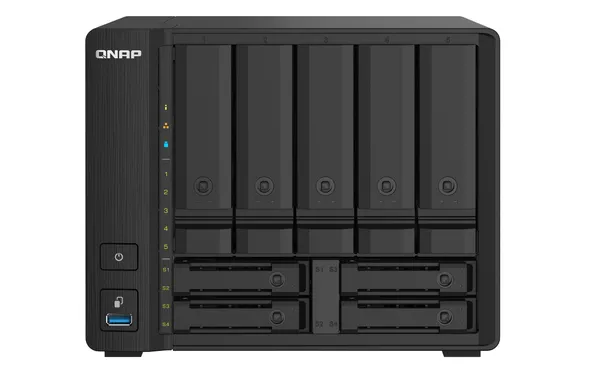 NAS QNAP TOWER 9 SLOTS 4GB RAM EXP+512MB FLASH PROC ARM CORTEX