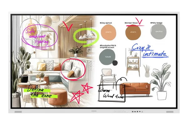 SAMSUNG INTERACTIVE DISPLAY WA75W WAF SERIES - 75IN LED-TIZEN