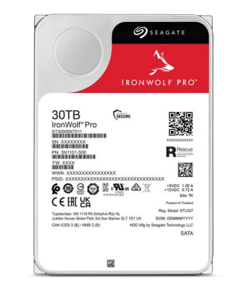 DISCO DURO INTERNO SEAGATE3.5IN IRONWOLF PRO 30TB