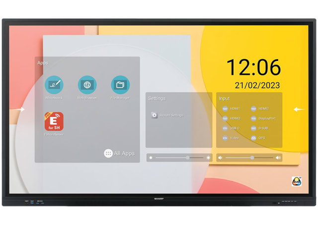 SHARP AQUOS BOARD PIZARRON INTE RACTIVO TOUCH Y MONITOR PROFESIONAL