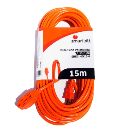 EXTENSION SMARTBITT USO RUDO 3 CONTACTOS 15M EXTERIOR