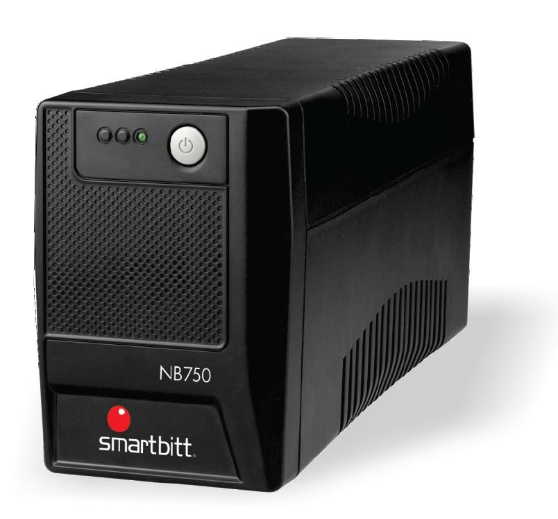 NOBREAK SMARTBITT 750VA/375W 6 CONT.PUERTO USB LED.35 MIN RESP