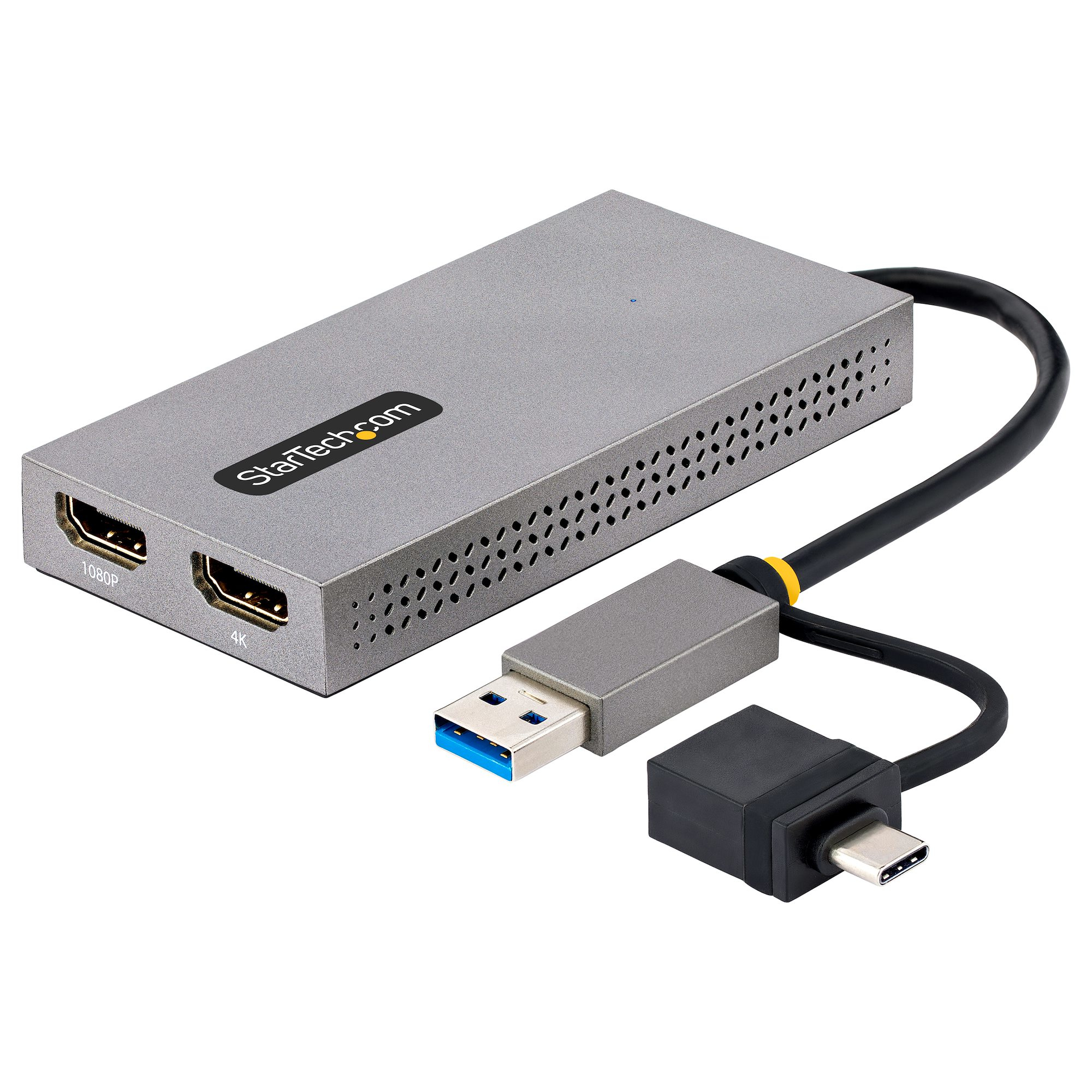 ADAPTADOR CONVERTIDOR USB 3.0 A 2 PANTALLAS HDMI WINDOWS/MAC