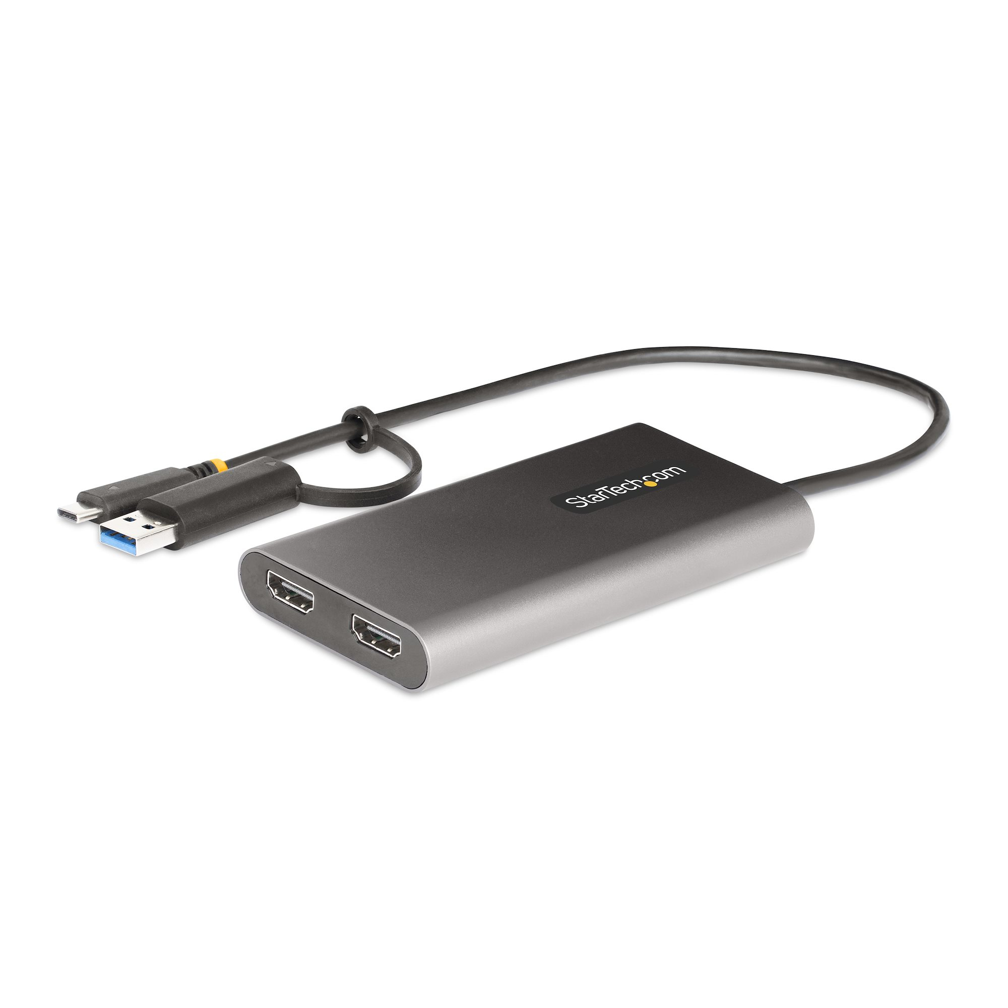 ADAPTADOR USB-C A HDMI DOBLE 4K A 60HZ PD DE 100W TIPO C