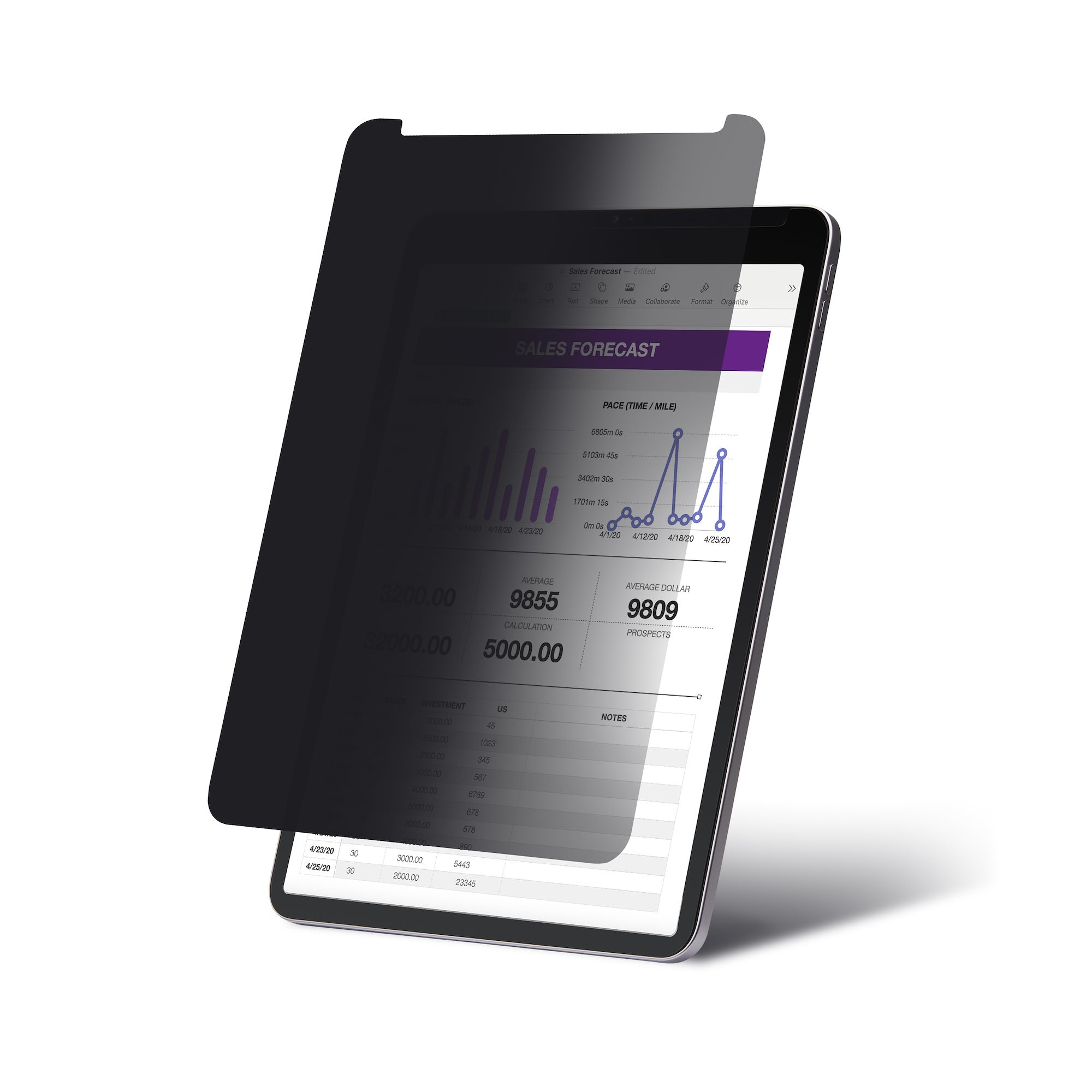 FILTRO DE PRIVACIDAD TACTIL DE 4 VIAS PARA IPAD PRO DE 11