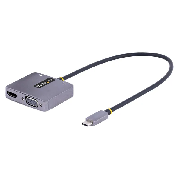 ADAPTADOR DE VIDEO USBC A HDMI VGA 4K HDR PD 3.0 DE 100W