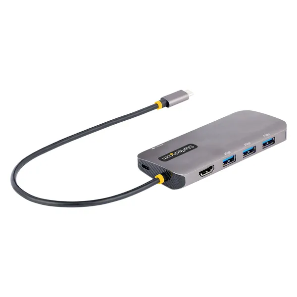 ADAPTADOR MULTIPUERTOS USB C HDMI 4K HUB USB PD 100W DOCK