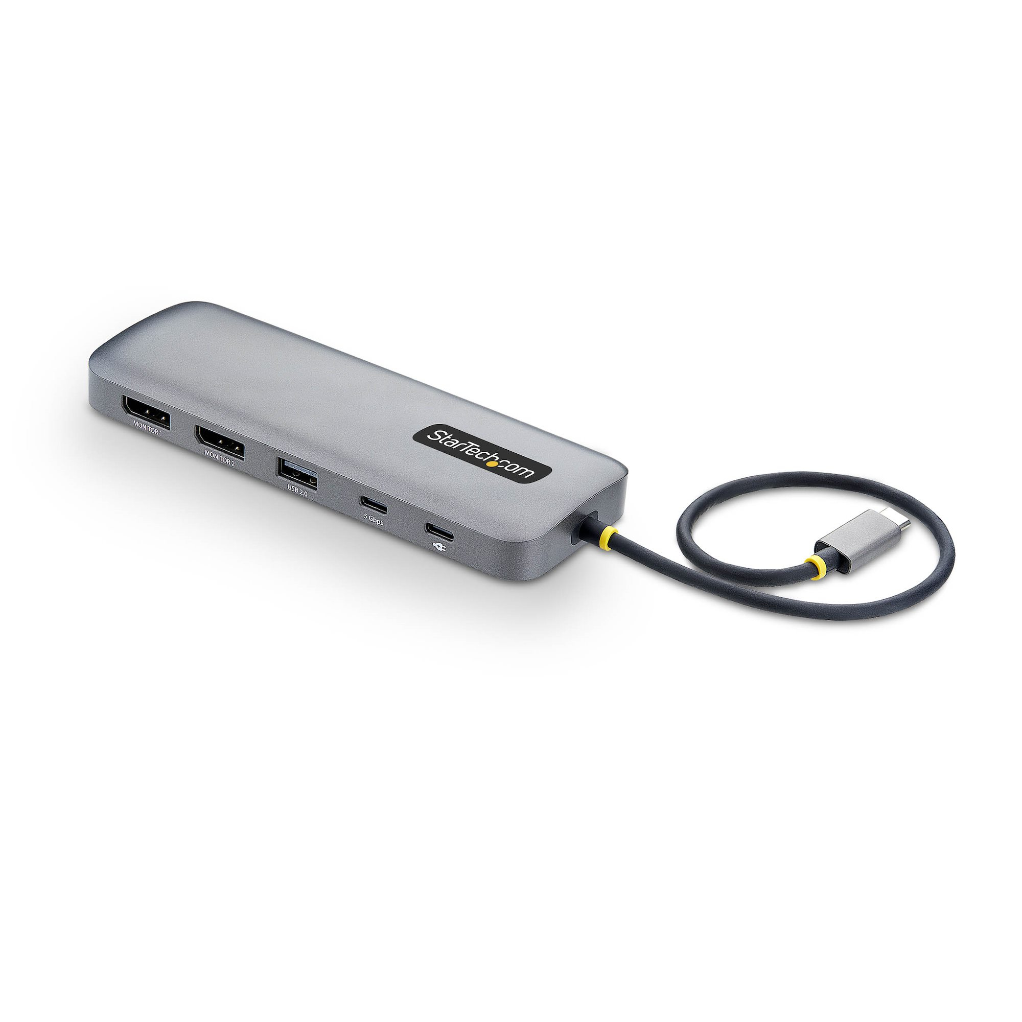 ADAPTADOR MULTIPUERTOS USB-C A DP DOBLE - 100W - 4K60 - GBE