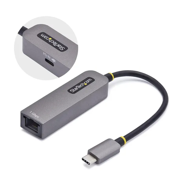 ADAPTADOR DE RED USB TIPO C A ETHERNET - EXTERNO USB-C 1GBPS