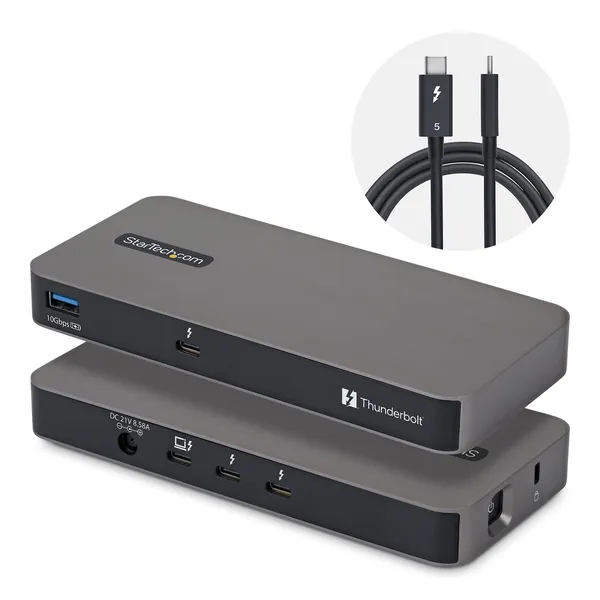 4-PORT THUNDERBOLT 5 HUB WITH THUNDERBOLT SHARE KVM