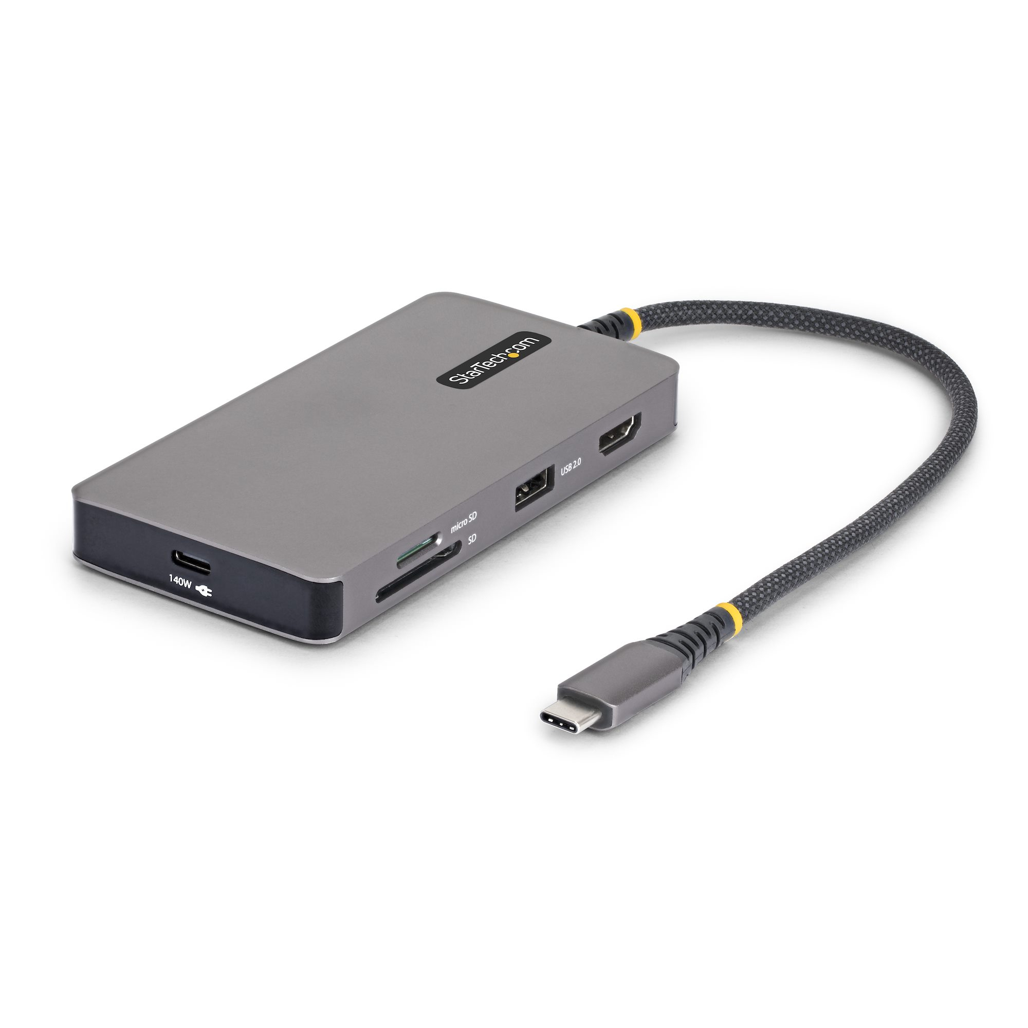 ADAPTADOR MULTIPUERTOS USB-C HDMI 4K60HZ - 140W - USB 10GB