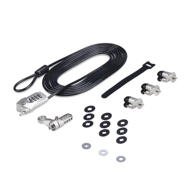 JUEGO DE CANDADO CABLE PARA COMPUTADORA Y PERIFERICOS - 3M