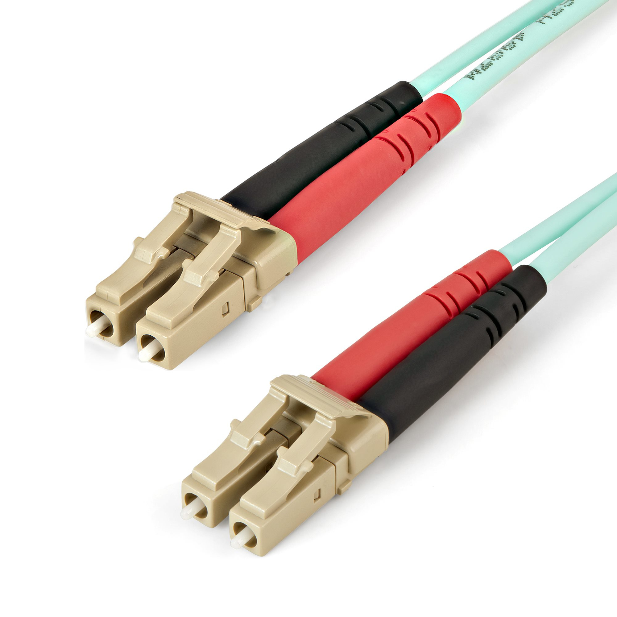 CABLE 2M FIBRA DUPLEX MULTI LC OM4 100GB 50/125 LSZH AGUAMARINA