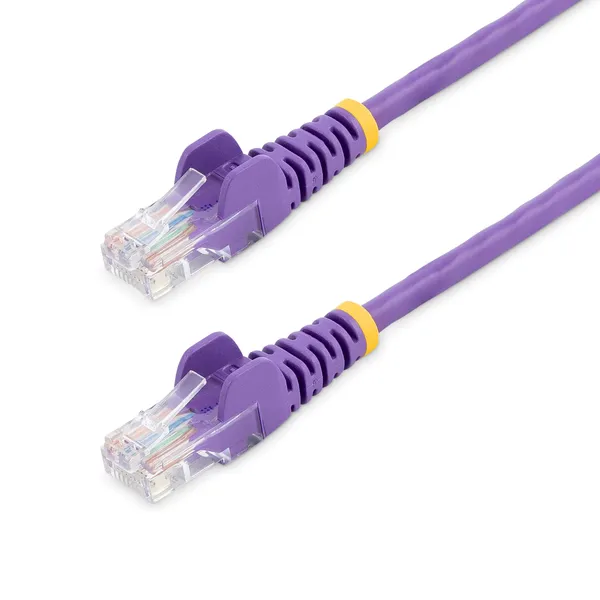 CABLE DE RED 10M PORPURA CAT5E E ETHERNET SIN ENGANCHE
