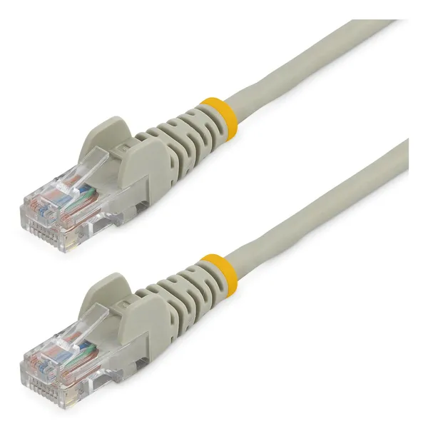 CABLE 1M GRIS  RED 100MBPS CAT5E ETHERNET RJ45 SNAGLESS