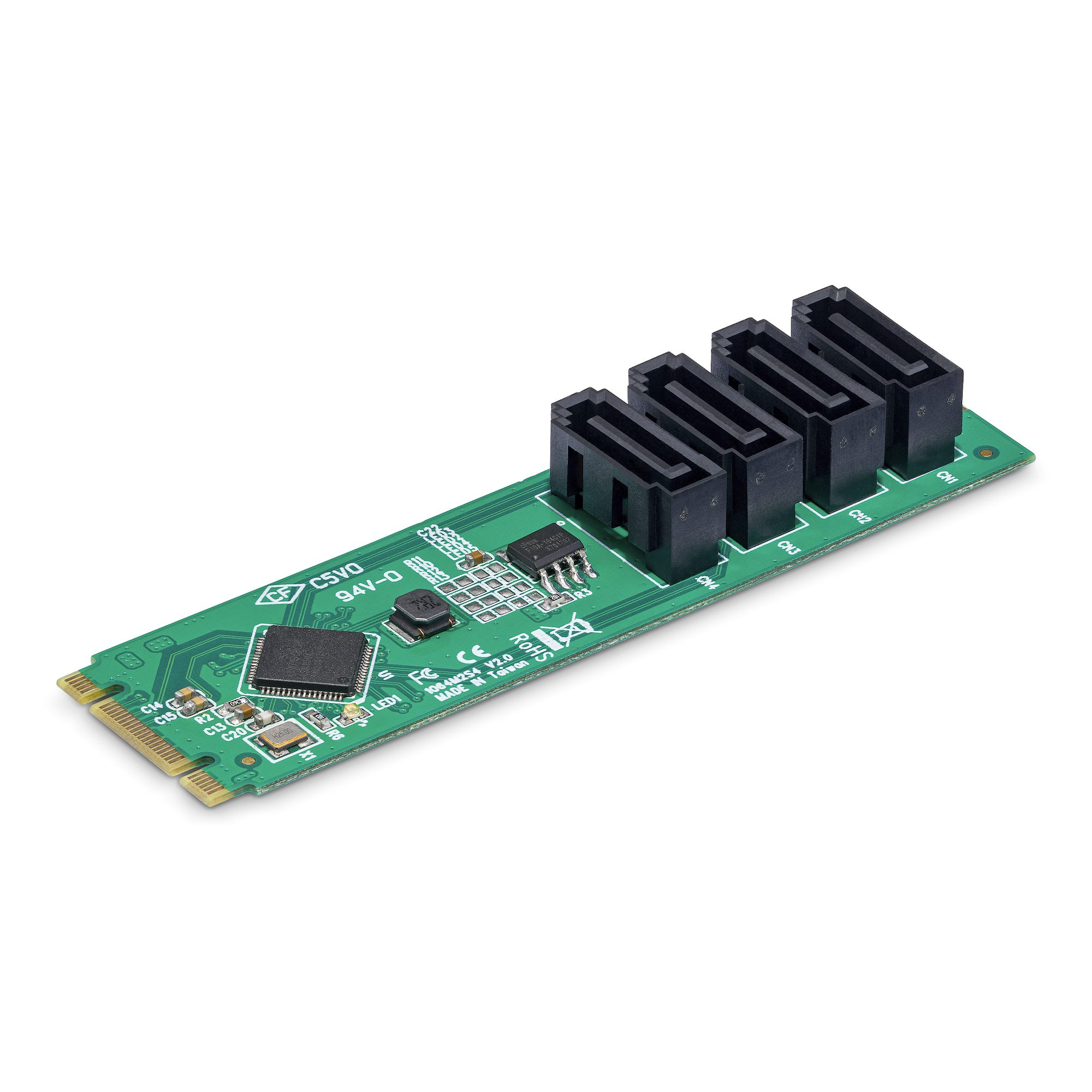4 PORT M.2 TO SATA ADAPTER CARD FOR HDD/SSD
