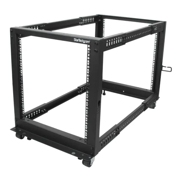 RACK MARCO ABIERTO PROFUNDIDAD AJUSTABLE DE 4 COLUMNAS 12U     .