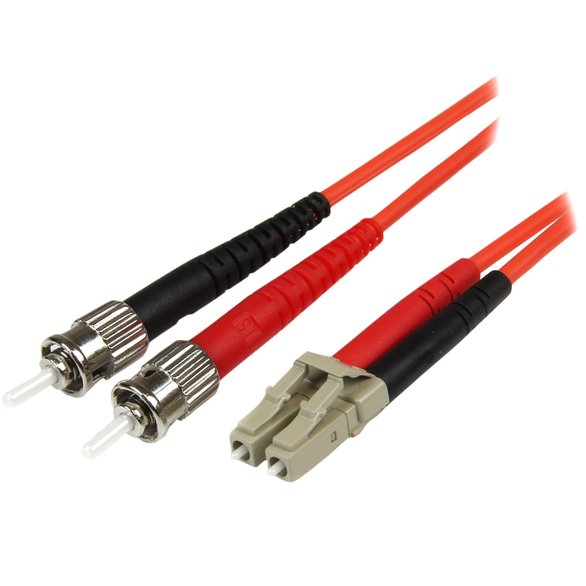 CABLE 1M PATCH FIBRA DUPLEX MULTIMODO 50/125 LC A ST .