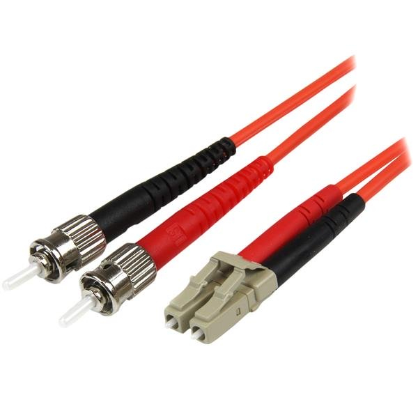 CABLE 5M PATCH FIBRA DUPLEX MULTIMODO 50/125 LC A ST .